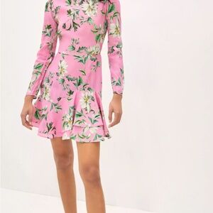 Anthropologie x Yumi Kim Night Fever Mini Dress, Morning Grace Pink